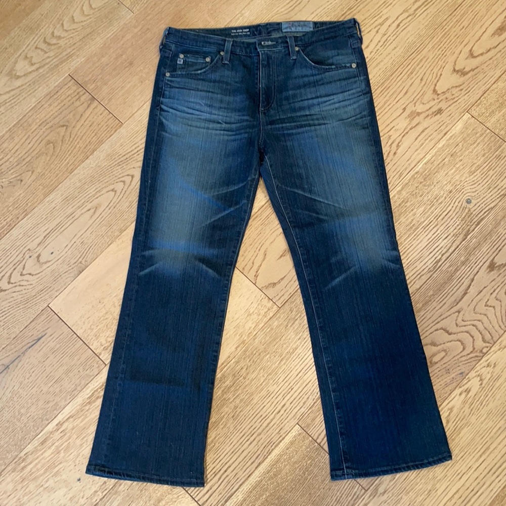 AG the Jodi Crop high rise slim flair